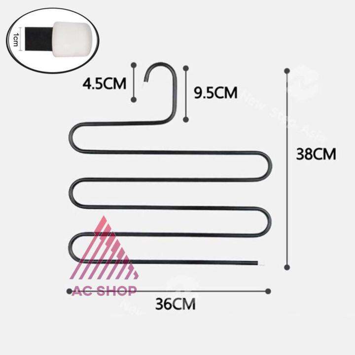 10-ชิ้น-ไม้แขวนกางเกง-ที่แขวนกางเกง-5-ตัว-ปรหยัดพื้นที่-ac-ac99