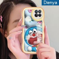 เคส Dienya สำหรับ Realme 8 Realme 8 Pro ลายการ์ตูนดอกไม้3D เคสมือถือกันกระแทกแบบใสนิ่มลายโปร่งใสลายกล้องถ่ายรูปสุดสร้างสรรค์เคสซิลิกาเจลฝาครอบป้องกัน