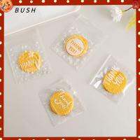 BUSH 200Pcs กาวในตัว ขอบคุณกระเป๋าใส 4x4นิ้ว โปร่งใสโปร่งใส ถุงขนมคุกกี้ ของใหม่ พลาสติกทำจากพลาสติก ถุงกระดาษแก้ว ปาร์ตี้วันเกิดปาร์ตี้