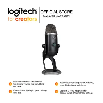 Logitech Blue Yeti Game Streaming Microphone Kit