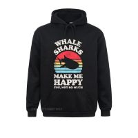 Geek Whale Sharks Make Me Happy Funny Shark Retro Vintage Gifts Sweatshirts For Men Retro Ostern Day Sweatshirts Clothes Size Xxs-4Xl