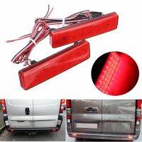 Pair Red LED Rear Brake Stop Light Bumper Reflector LED Tail Stop Light For Vauxhall for Opel for Renault for Nissan