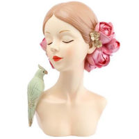 Resin Statues Beauty Woman Ornaments Wedding Gifts Crafts Home Living Room Table Sculpture Cafe Accessories Decoration