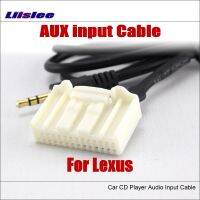 For Lexus Original Plugs To AUX Adapter 3.5mm Connector Car Audio Media Cable Data Music Wire