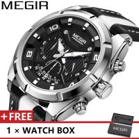 MEGIR 2076 Top Luxury นาฬิกาข้อมือมียี่ห้อสำหรับ Man แฟชั่นผู้ชายกีฬาควอตซ์นาฬิกาเทรนด์นาฬิกาข้อมือสำหรับชาย Jam Tangan Lelaki