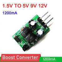 มินิ DC-DC Boost Converter 1.5V 3V 5V ถึง5V 9V 12V 1200mA ตัวควบคุมแรงดันไฟฟ้าโมดูลจ่ายไฟ