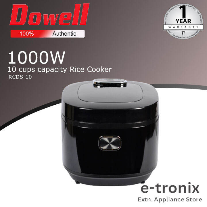 DOWELL LOW CARB RICE COOKER RCDS10 Lazada PH