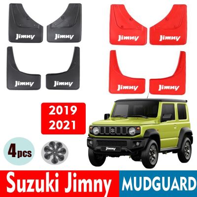 สำหรับ Suzuki Jimny 2019 2020 2021 Mudguards Splash Mud Flap Guard Fender รถอุปกรณ์เสริม Auto Styline Mudflaps ด้านหน้าด้านหลัง4Pcs