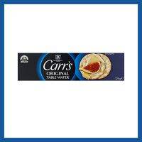 Carrs Original Table Water Biscuits 125g - แครกเกอร์เพื่อสุขภาพระดับพรีเมียม