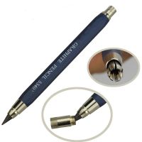 ♂☑▩ 2B Refill Metal Rod Press-type Pencil Student 5.6mm Mechanical Pencil Kids Sketch Drawing Pencil School Office Supplies карандаш