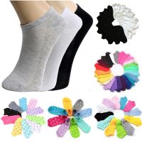 ↂ✿□  10Pcs/5Pair Women Cotton Sock Short Low Cut Spring Summer Autunm Casual Lady Girl Solid Color Comfortable Ankle Short Socks 2021