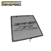 Semspeed 1ชิ้นมอเตอร์ไซค์เหล็กกล้าไม่เป็นสนิมหม้อน้ำยามป้องกันกระจังฝาปิดตะแกรงน้ำระบายความร้อนสุทธิสำหรับคาวาซากิZX10R ZX-10R ZX 10R 2011-2019