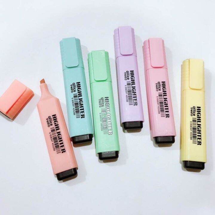 highlighter pen/ text marker 6 colors Lazada PH