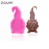 ZG995 Gnome Dwarf Keychain Silicone Mould  Santa Claus Jewelry Pendant Epoxy Silicone Molds  Cake Dessert Chocolate Clay Mold Bread Cake  Cookie Acces