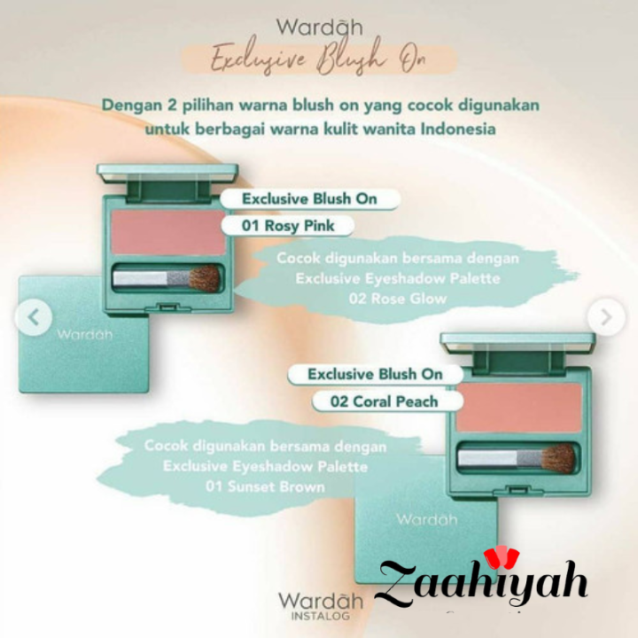 WARDAH Exclusive Blush On Lazada Indonesia
