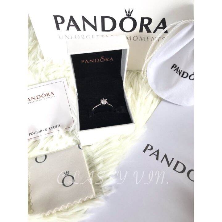 Diamond Promise Ring Pandora Inspired Adjustable Lazada PH
