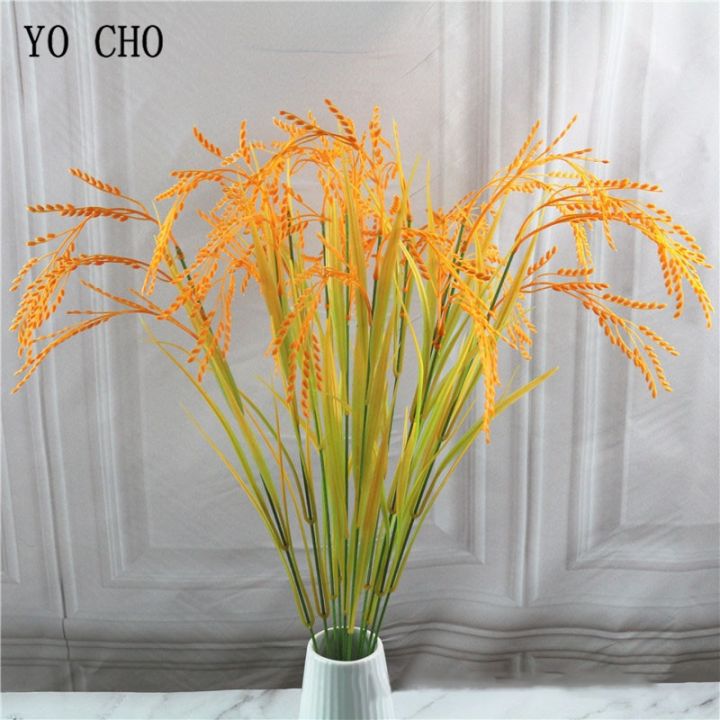 cw-5pcs-autumnoutdoorartificialflowers-plantear-weddinggrainpaddy-fake-plastic-flowers