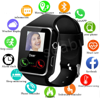 นาฬิกาข้อมือ นาฬิกาสมาร์ทวอช Smart watch รุ่น X6 เชื่อมต่อบลูทูธ ใช้งานได้ทั้ง IOS และ Android Bluetooth smart watch Seabuy