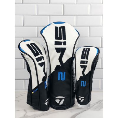 ★New★ Taylormade ปลอกคลุมไม้กอล์ฟ SIM2 สไตล์ใหม่ ฝาครอบป้องกันหัวไม้กอล์ฟ 1 ชิ้น