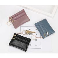 2021 Fashion Women Wallet Clutch Three Zip Female Short Small Coin Purse Design Soft Mini Card Holder Wallet Money Bag