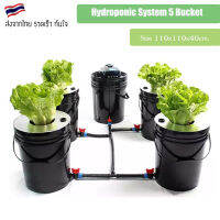 ชุดปลูกครบเซ็ท Hydroponic Grow System Deep Water Culture (DWC) Complete Kit (4 Bucket + Reservoir Kit) full set