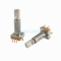 ▦ 5pcs Rotary Encoder Switch EC11 With Push Switch 30 Position 5pin Plug-in Type 27mm Half Shaft Handle Length