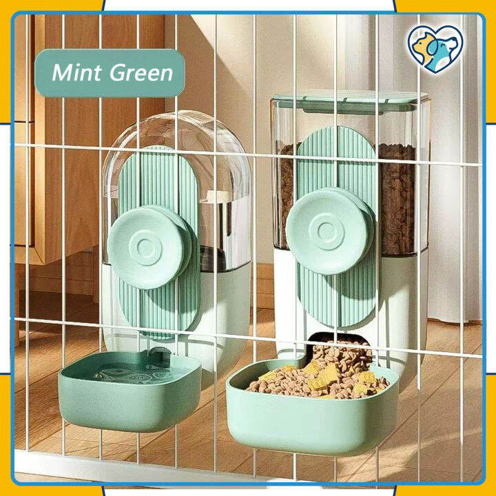 Automatic Feeder Waterer Hanging Cats Dogs Universal Hanging Cage ...