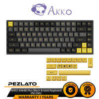 AKKO 3084B Plus Black &amp; Gold Keyboard (คีย์ ENG)