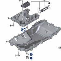 ✌▼ สกรูระบายน้ำน้ำมันเครื่องชุดสำหรับ BMW F750GS โฆษณา F850GS F900XR F900R สแตนเลสปลั๊กระบาย