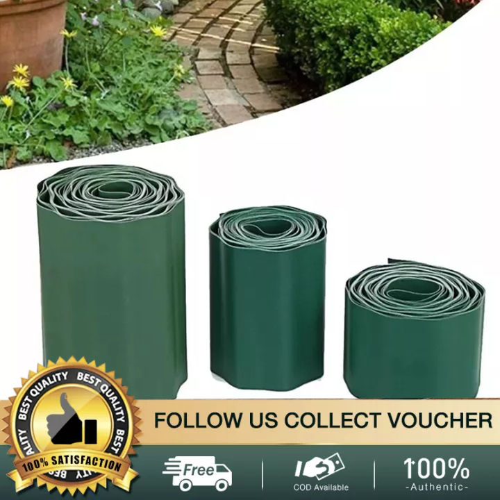 9m Length Plastic Garden Grass Lawn Edge Edging Border Fence Wall ...