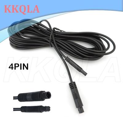 QKKQLA 1/2/3/5/6m Male to Female cable Car DVR Rear View Camera Extension connector 4pin 4 core HD Monitor Vehicle copper Wire q1