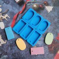 【CC】♚●☬  Mold Silicone Clay Aromatherapy Tablets Moulds Hanging Ornaments Wax Molds Mould Crafts Making Accessories