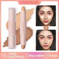 KIMUSE ธรรมชาติสามมิติสองหัวเน้นและ Contour ติดกันน้ำ S Weatproof ควบคุมน้ำมัน24ชั่วโมงยาวนานไฮไลท์และ Contouring ปากกา