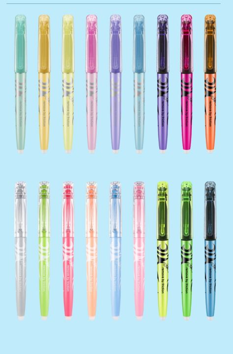 1pc-japan-pilot-erasable-highlighter-natural-fluorescent-pastel-marker-18-colors-available-temperature-control-ink-stationary