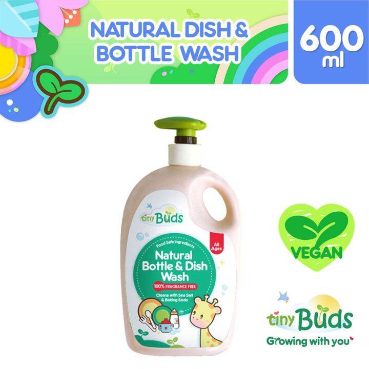 dishwashing liquid Tiny Buds Natural Dish Wash Baby Bottle Cleanser