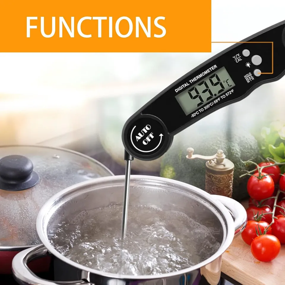 Bebeze Kitchen Electronic Digital Food Thermometer, Meat