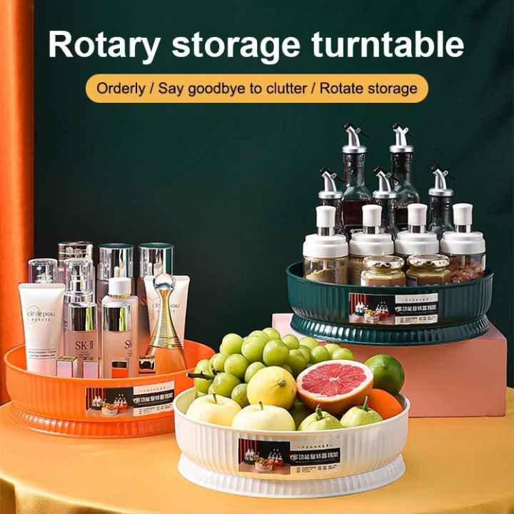 jjmakro Rotating Storage Organizer Carousel Carousel Organizer Storage