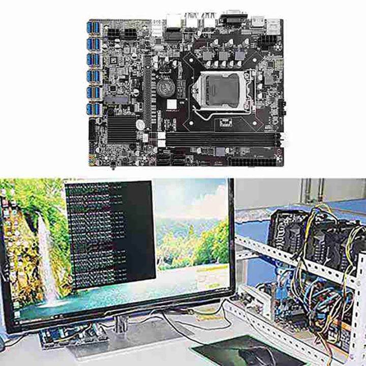 b75-12-usb3-0-btc-mining-motherboard-cpu-fan-4g-ddr3-ram-120g-msata-ssd-thermal-grease-switch-cable-lga1155-ddr3-sata3-0