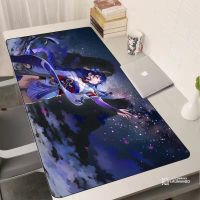 Mouse Pad Gaming Accessories Pc Genshin Impact Baal Raiden Shogun Keyboard Computer Mat Carpet Gamer Cabinet Mousepad Deskmat 3d