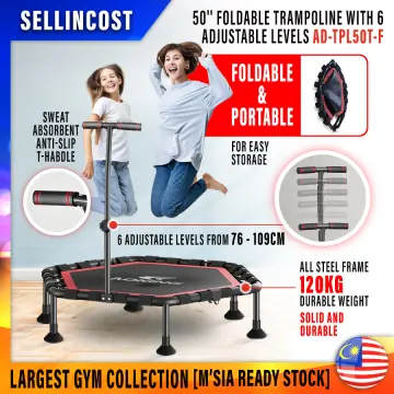 Safest Trampoline For Kids300kg Highest Weight Limit Foldable Trampoline  For Gymnastics & Fitness