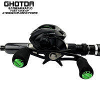 Baitcasting Reel 8.1:1อัตราทดเกียร์ Reel Zoetwater Aluminium Spoel 10 Kg Slepen Vissen Spoel