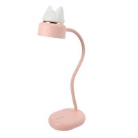 Small Cat Night Light Cartoon Ornaments Collection Children Kid Bedside Reading Table Night Lighting Lamp Deocr Gift