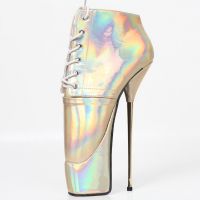 hot【DT】 Goblet Heels Ankle Ballet BootsWoman Fetish ShoesMan Pole Dancing Shoes Platforms22CMCustomized Colors