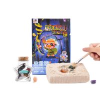 Mars pig gem hunter specimens of mining excavation toy boy digging DIY craft dinosaur skeleton model