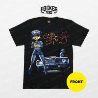 Ready Stock [1226] เสื้อยืด Gorillaz-Stylo-BLACK back legen ROCK band.