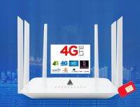 4G Router 6 เสา High-Performance เร้าเตอร์ ใส่ซิม ปล่อย Wi-Fi,1200Mbps Dual-Band 2.4G+5Ghz