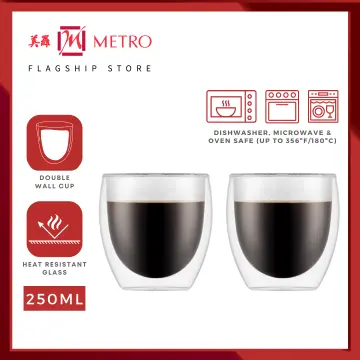 Bodum Bistro 12oz Single Wall Mug - 2pc Set