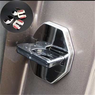 ▥✈ 4Pcs/Lot Stainless Car Door Lock Protection Cover Trim Fit For Ford Explorer 2016-2019/Expedition 2007/EDGE 2009-2012