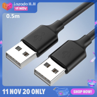 ?newdv2 สายต่อขยายจาก USB เป็น USB 3.0 2.0 USB ตัวผู้ไปยังตัวผู้สำหรับต่อหม้อน้ำฮาร์ดดิสก์ทีวีกล่องสาย USB