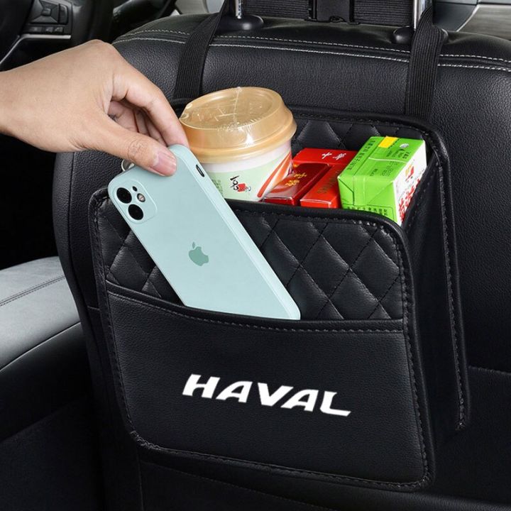 ที่วางเบาะหลังกระเป๋าเก็บของสำหรับรถยนต์ถ้วยอาหารว่างถุงใส่ขยะโทรศัพท์มือถือสำหรับ-m6-h123679-haval-f7x-jolion-อุปกรณ์เสริมผนังที่ยอดเยี่ยม